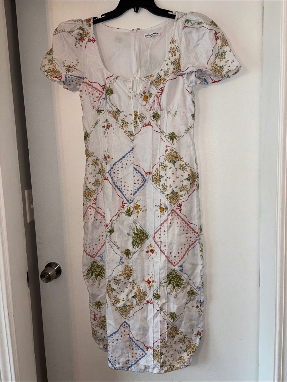 Reformation Linen Midi Dress